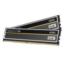 TEAMGROUP Elite Plus DDR5 16GB (2x8GB) 4800MHz PC5-38400 CL40 Unbuffered Non-ECC 1.1V UDIMM 288 Pin Desktop Memory Module Ram (Black)